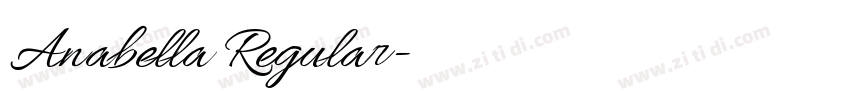 Anabella Regular字体转换 Anabella Regular字体转换